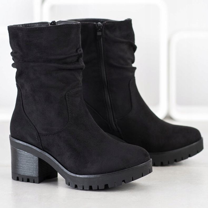 Flyfor Stövlar med volanger svart 1