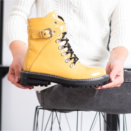 SDS Moderiktiga lackerade fällare gul 2