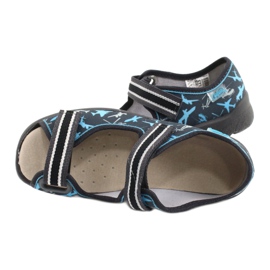 Befado barnskor 869Y143 svart blå grå 5