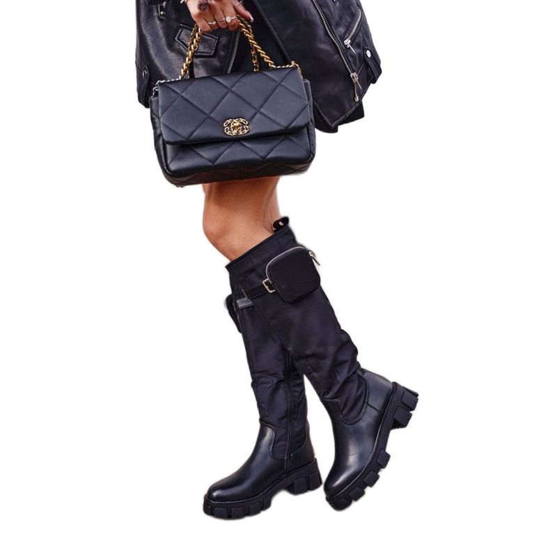 PS1 Svarta Remy damstövlar med njure 2