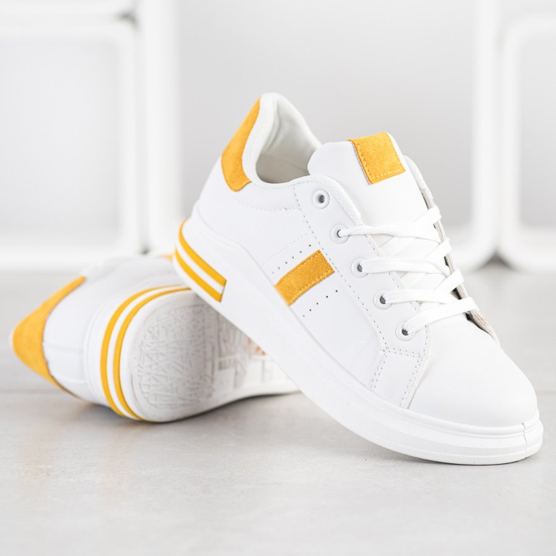 Sweet Shoes Vita sneakers gul 2