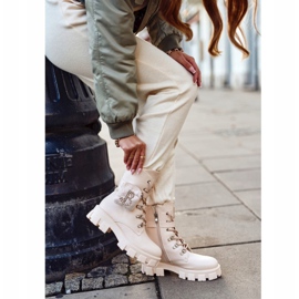 FS1 Damskor på plattformen Beige Warm Seoul 1