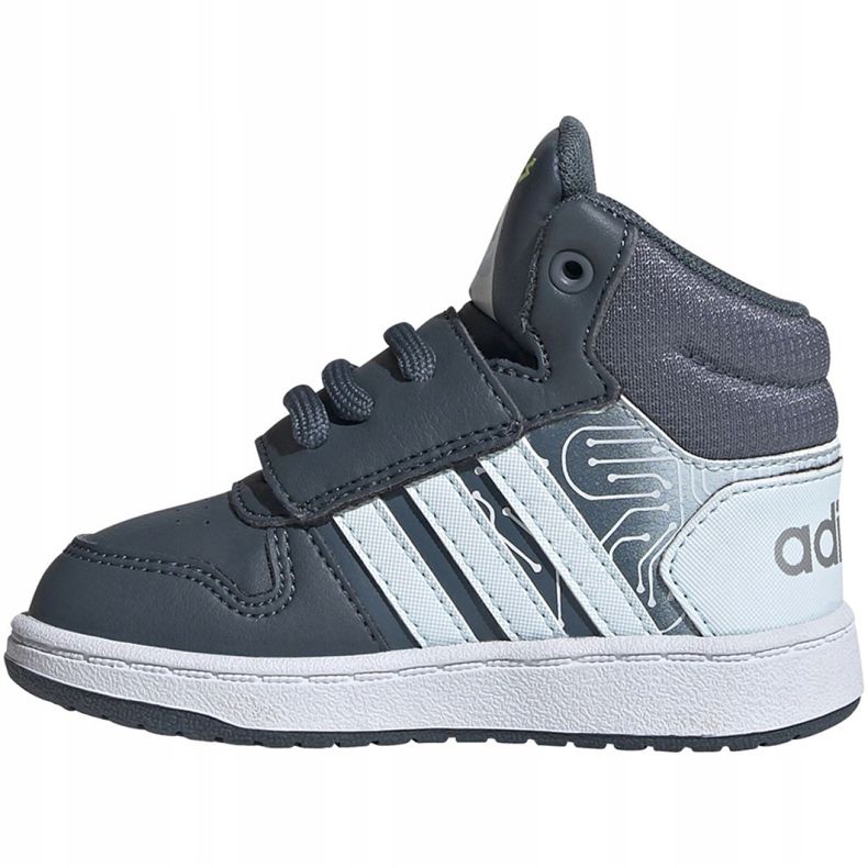 Adidas Hoops Mid 2.0 I Jr FW4925 skor vit grå 1