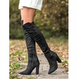 Sweet Shoes Höga stövlar i Spitz svart 2