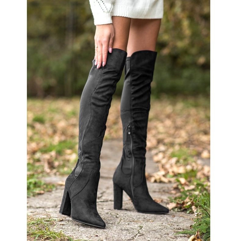 Sweet Shoes Höga stövlar i Spitz svart 1