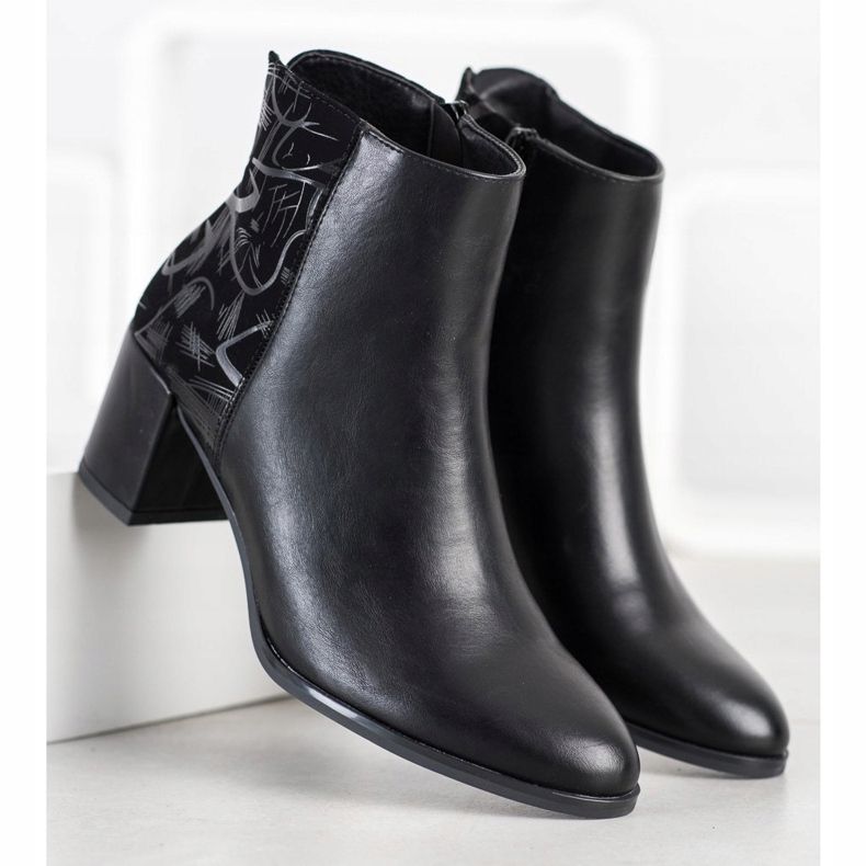 Sergio Leone Varma stövlar med mönster svart 2