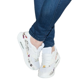 Sportsskor Flowers R-29 White vit 1