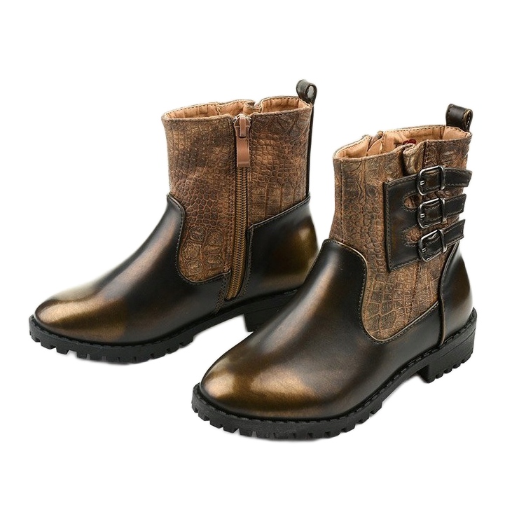 Bruna flickskor för barn från Ykslet 2