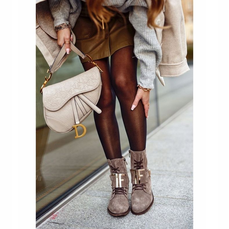 Kängor för kvinnor Nicole Mocka Ljusbrun 2591 2