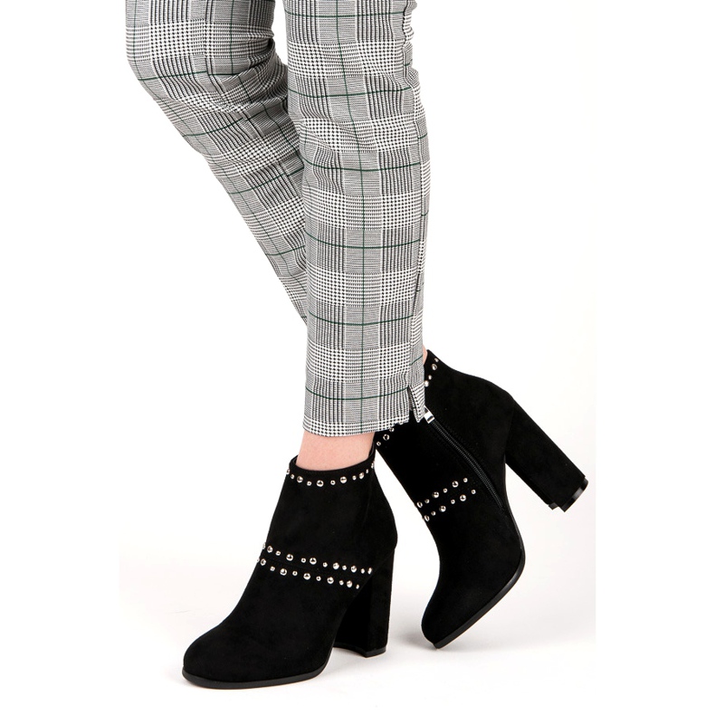 Seastar Mocka stövlar på stolpen svart 2