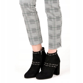 Seastar Mocka stövlar på stolpen svart 1