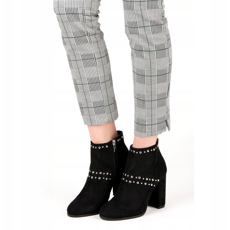 Seastar Mocka stövlar på stolpen svart 1