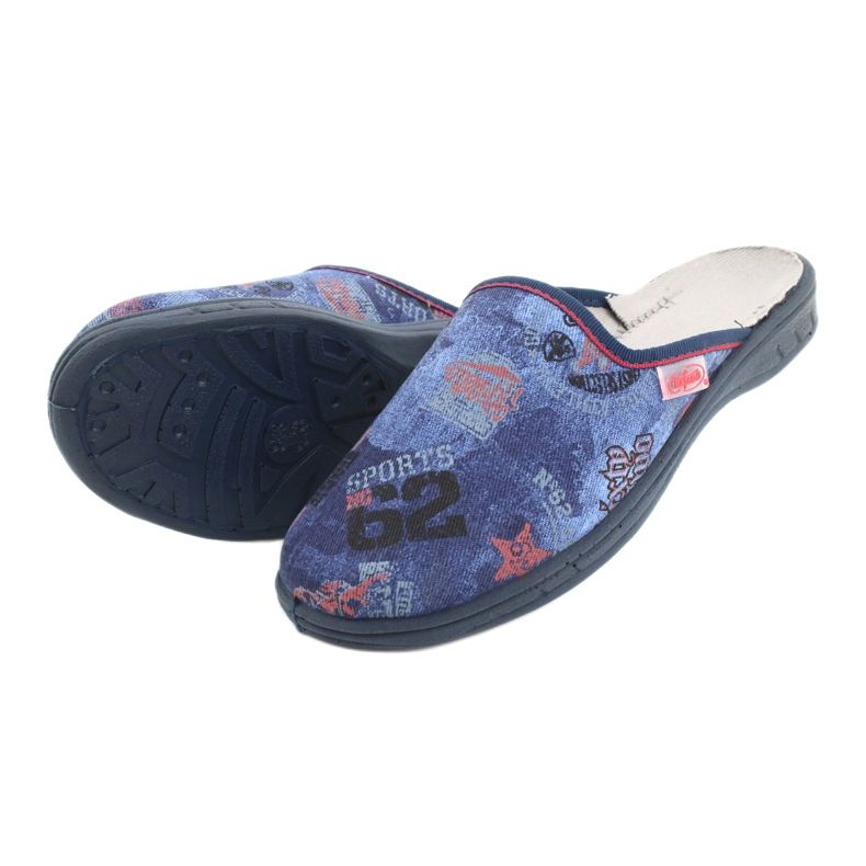 Befado färgade barnskor 707Y415 röd blå 4