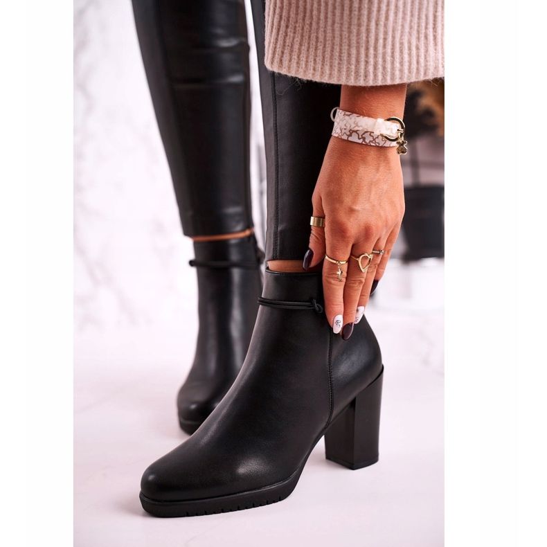 Varma stövlar på hälen Sergio Leone Black BT306 svart 1