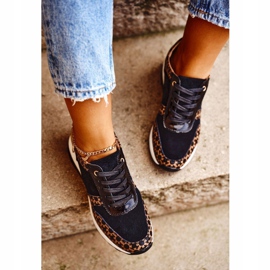 S.Barski Kvinnors sportskor Sneakers Svart Vit Metronus beige gyllene 3