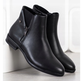 Klassiska Sergio Leone stövlar svart 1