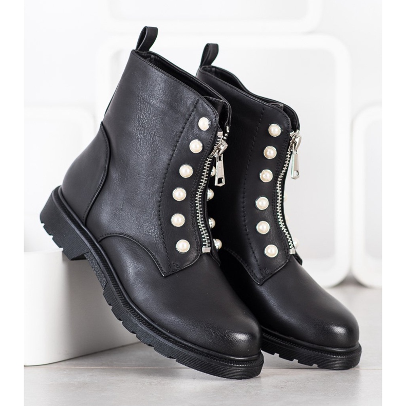 Super Mode Arbetare med dragkedja svart 1