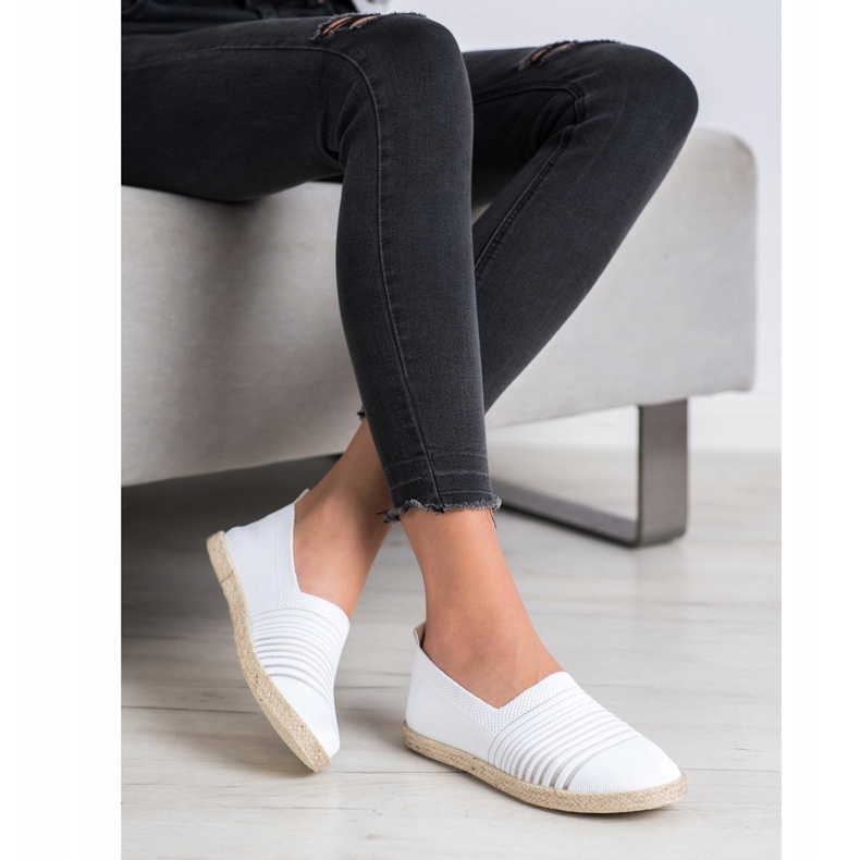 MCKEYLOR Slipony Espadrilles vit 1