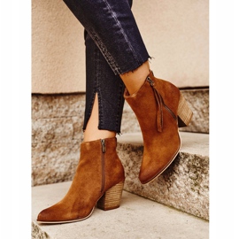 Big Star Suede stövlar GG274364 kamel brun 1