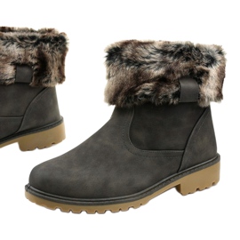 Grå damisolerade stövlar från Giserelle 1