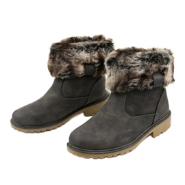 Grå damisolerade stövlar från Giserelle 2