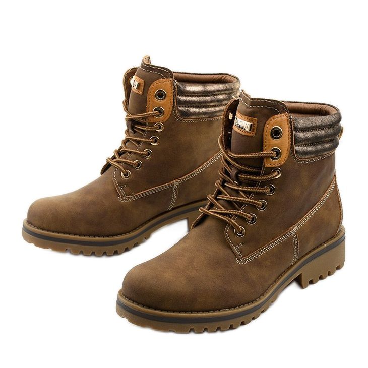 Kaki spetsiga stövlar med fodrad Halitta 2