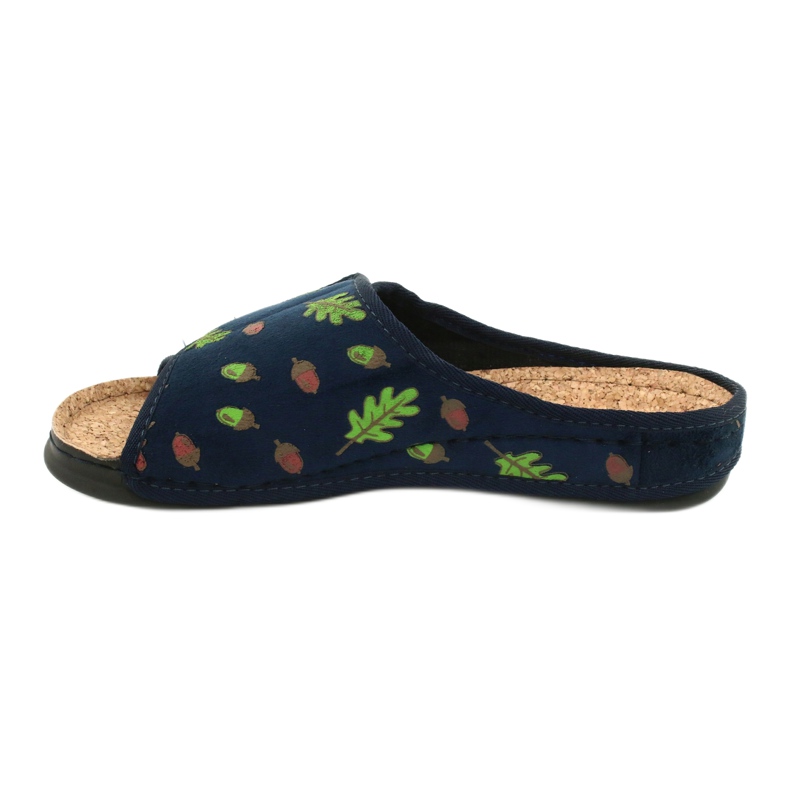 Inblu damskor 155D115 marinblå grön 2