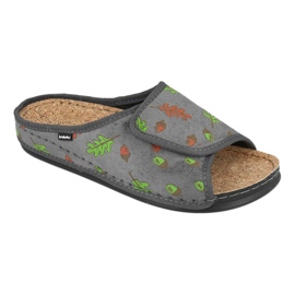 Inblu damskor 155D116 grå mångfärgad grön 1