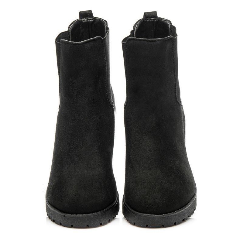 Queentina Chelsea stövlar på en bar svart 2