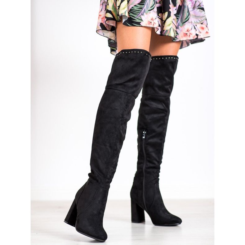 Balada Eleganta över knäskorna svart 1