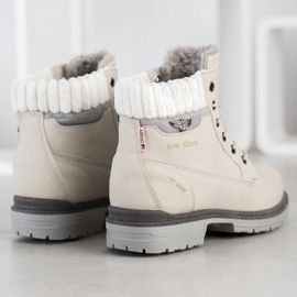 SHELOVET Nya skor vandringsskor beige 1