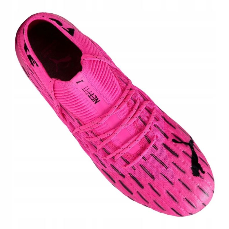 Puma Future 6.1 Netfit Fg / Ag M 106179-03 fotbollsskor rosa, svart rosa 2