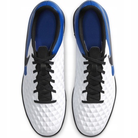 Nike Tiempo Legend 8 Club Tf AT6109 104 fotbollsskor vit, blå, svart vit 1