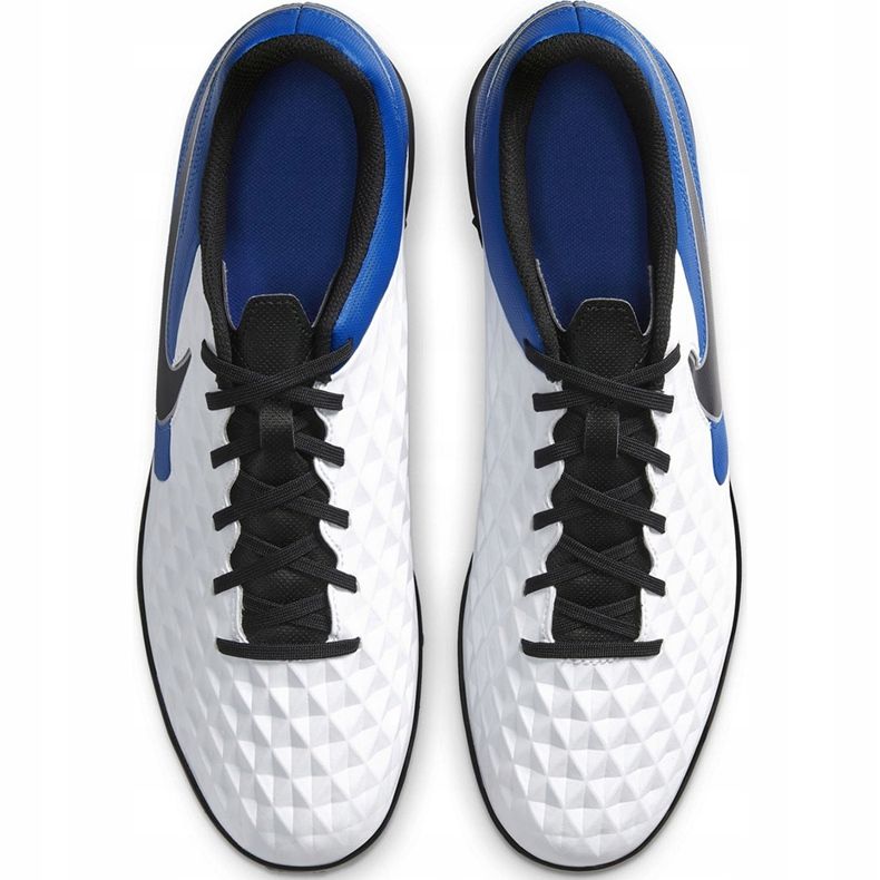 Nike Tiempo Legend 8 Club Tf AT6109 104 fotbollsskor vit, blå, svart vit 1