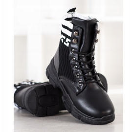 SHELOVET Snöriga modearbetare vit svart 1