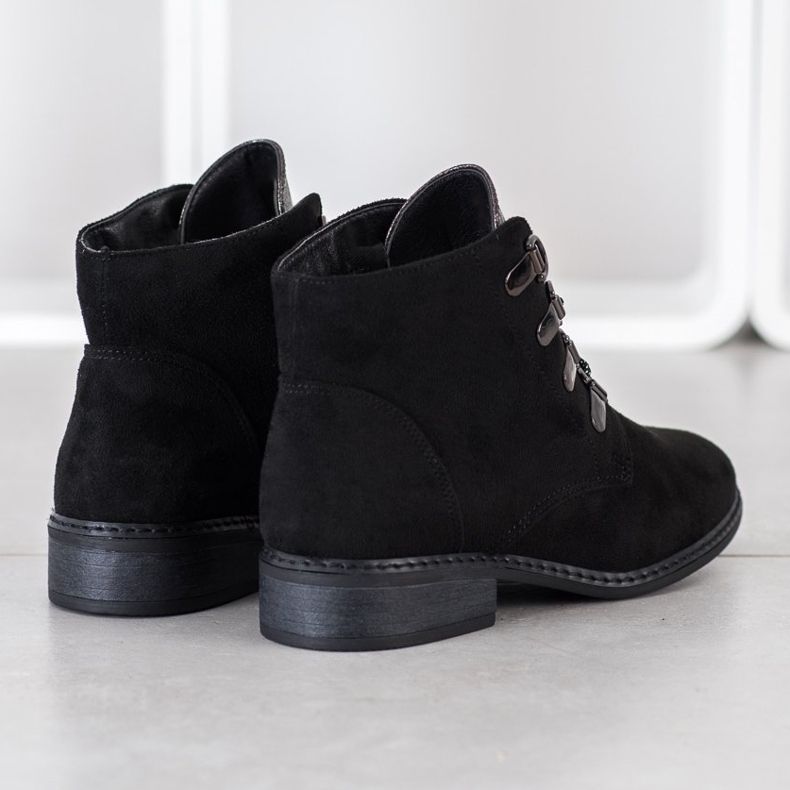 Goodin Eleganta snörskor svart silver- 1