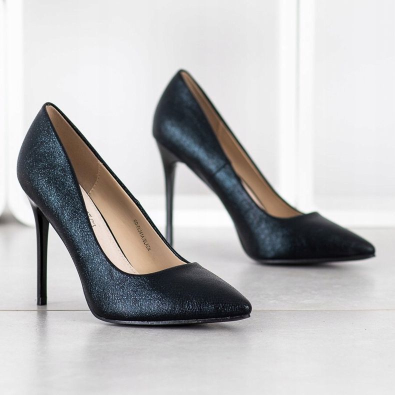 Goodin Trendiga höga klackar svart 1