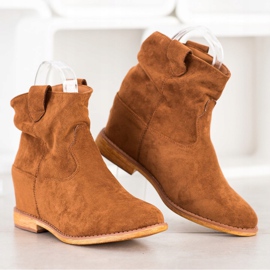 Cowboystövlar från Sergio Leone brun gul 2