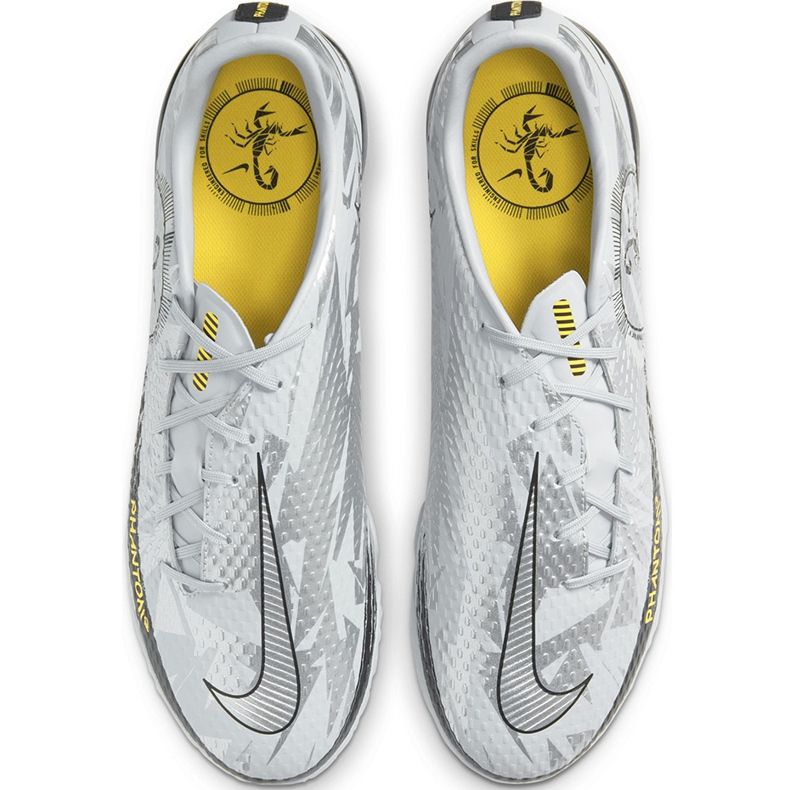 Nike Phantom Gt Scorpion Academy Tf DA2262 001 fotbollsskor silver- silver- 1