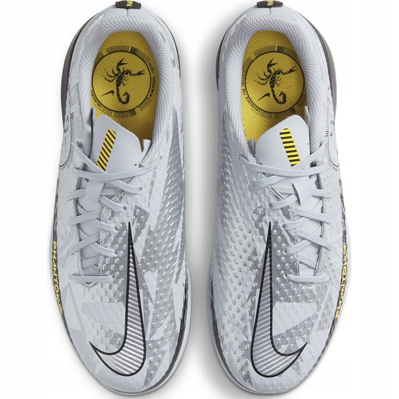 Nike Phantom Gt Scorpion Academy Ic Junior DA2281 001 fotbollsskor silver- silver- 1