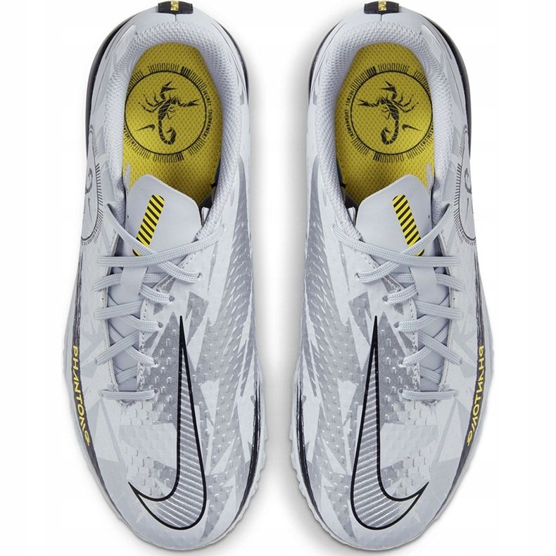 Nike Phantom Gt Scorpion Academy Tf Junior DA2282 001 fotbollsskor silver- silver- 1