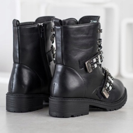 Seastar Snörda arbetare med kristaller svart 2