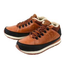 Greenfury isolerade kamel sportskor för män brun mångfärgad 2