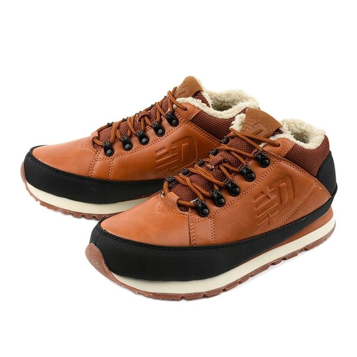 Greenfury isolerade kamel sportskor för män brun mångfärgad 2