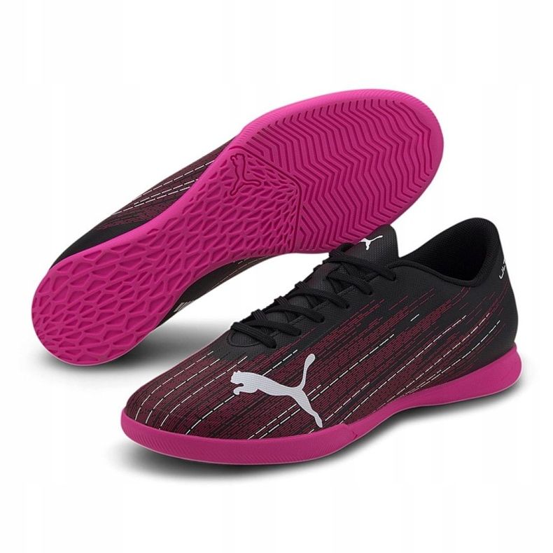 Puma Ultra 4.1 It M 106096 05 fotbollsskor svart, svart, rosa svart 1