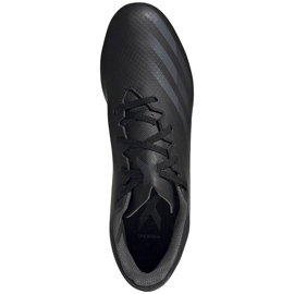 Adidas X Ghosted.4 FxG EG8195 fotbollsskor svart svart 1