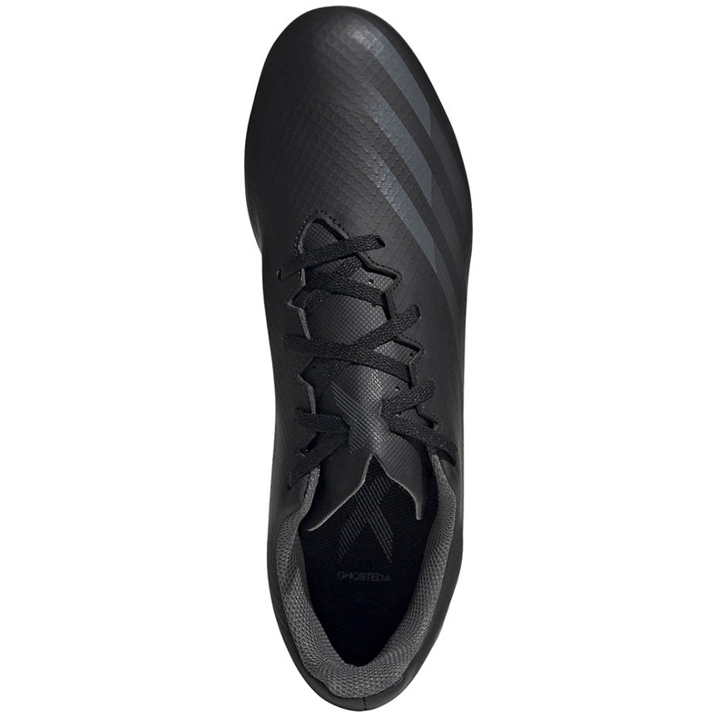 Adidas X Ghosted.4 FxG EG8195 fotbollsskor svart svart 1
