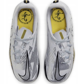 Nike Phantom Gt Academy Scorpion FG / MG Junior DB7631 001 fotbollsskor vit 1