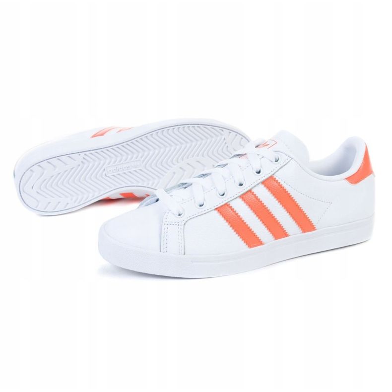 Skor adidas Coast Star W EE6202 vit orange 1