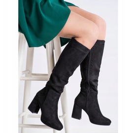 Goodin Mocka stövlar på en pelare svart 1